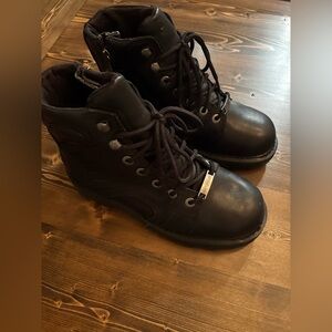 Harley-Davidson Black Leather Boots